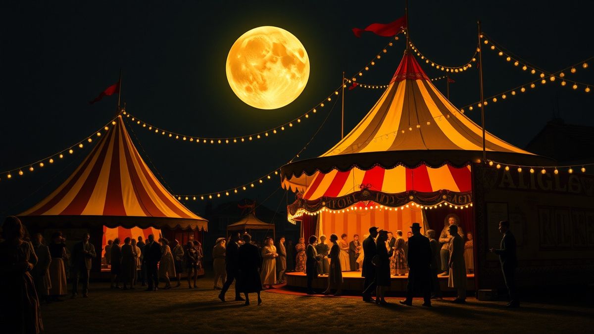 Full Moon Gathering & Drum Circle: Vintage Circus