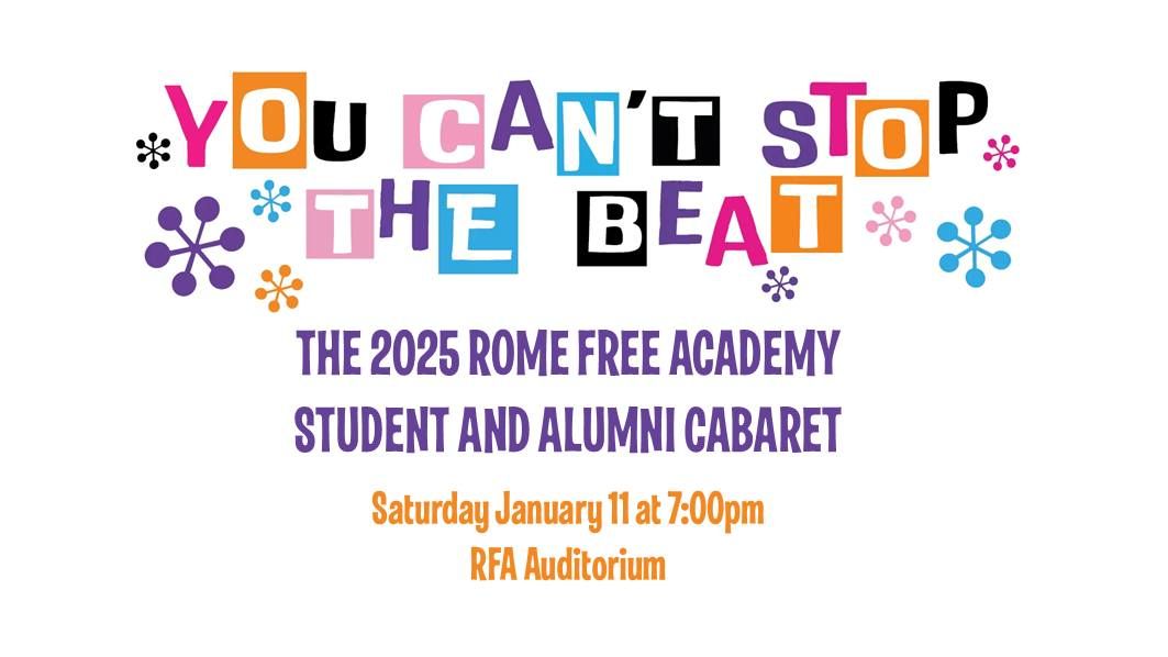 You Can't Stop The Beat: The 2025 RFA Student & Alumni Cabaret