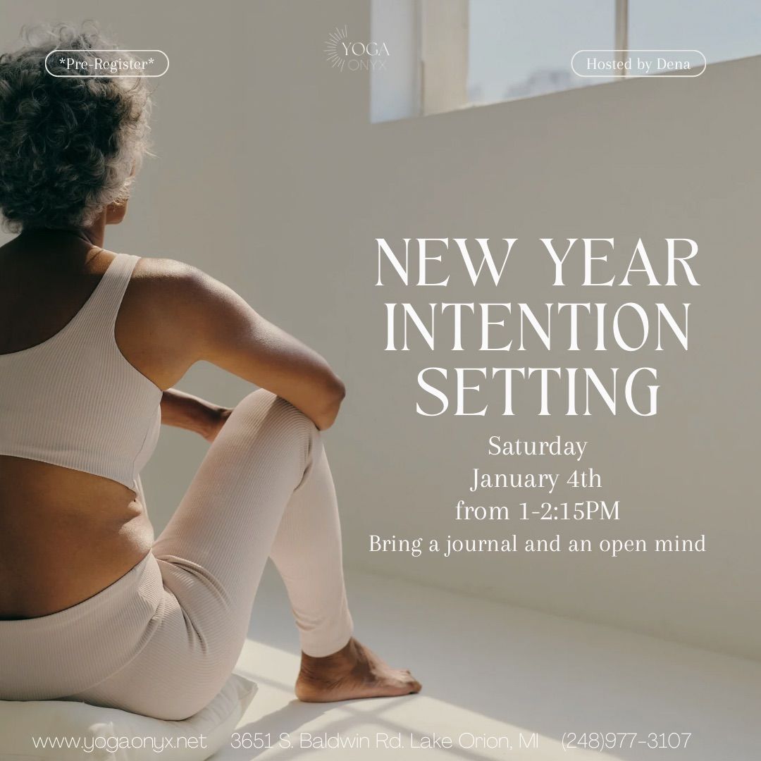 New Year Intention Setting Workshop