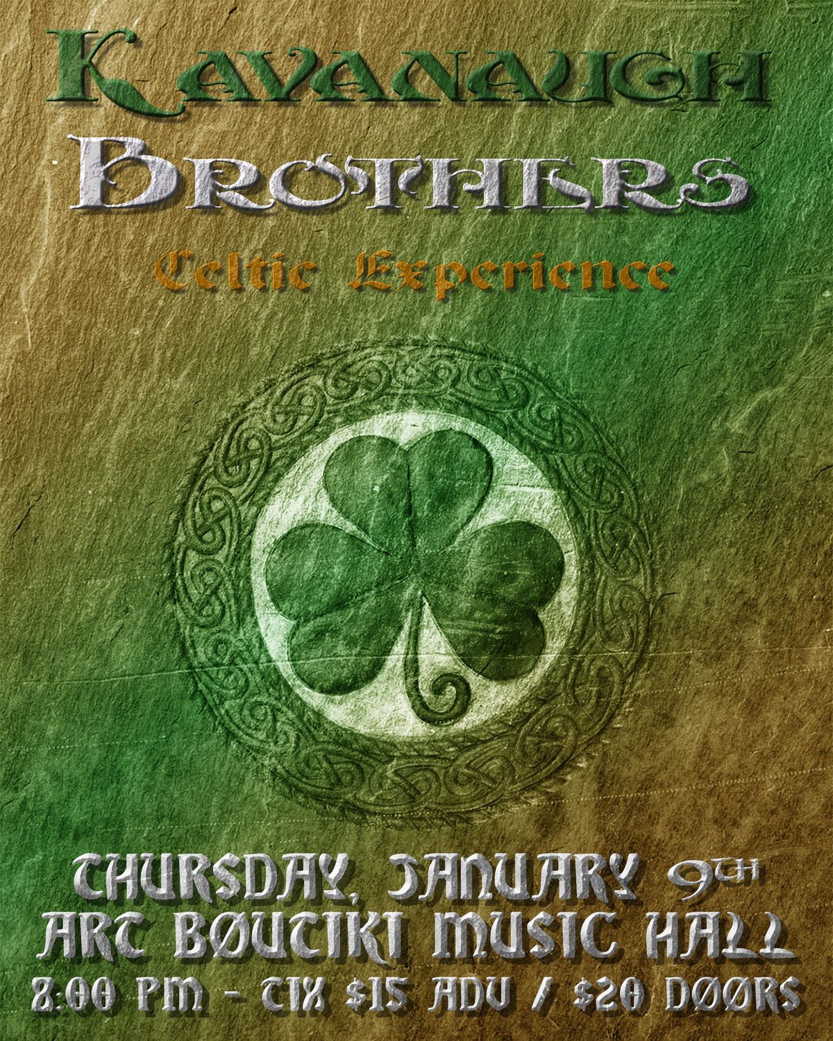 Kavanaugh Brothers Celtic Experience at Art Boutiki