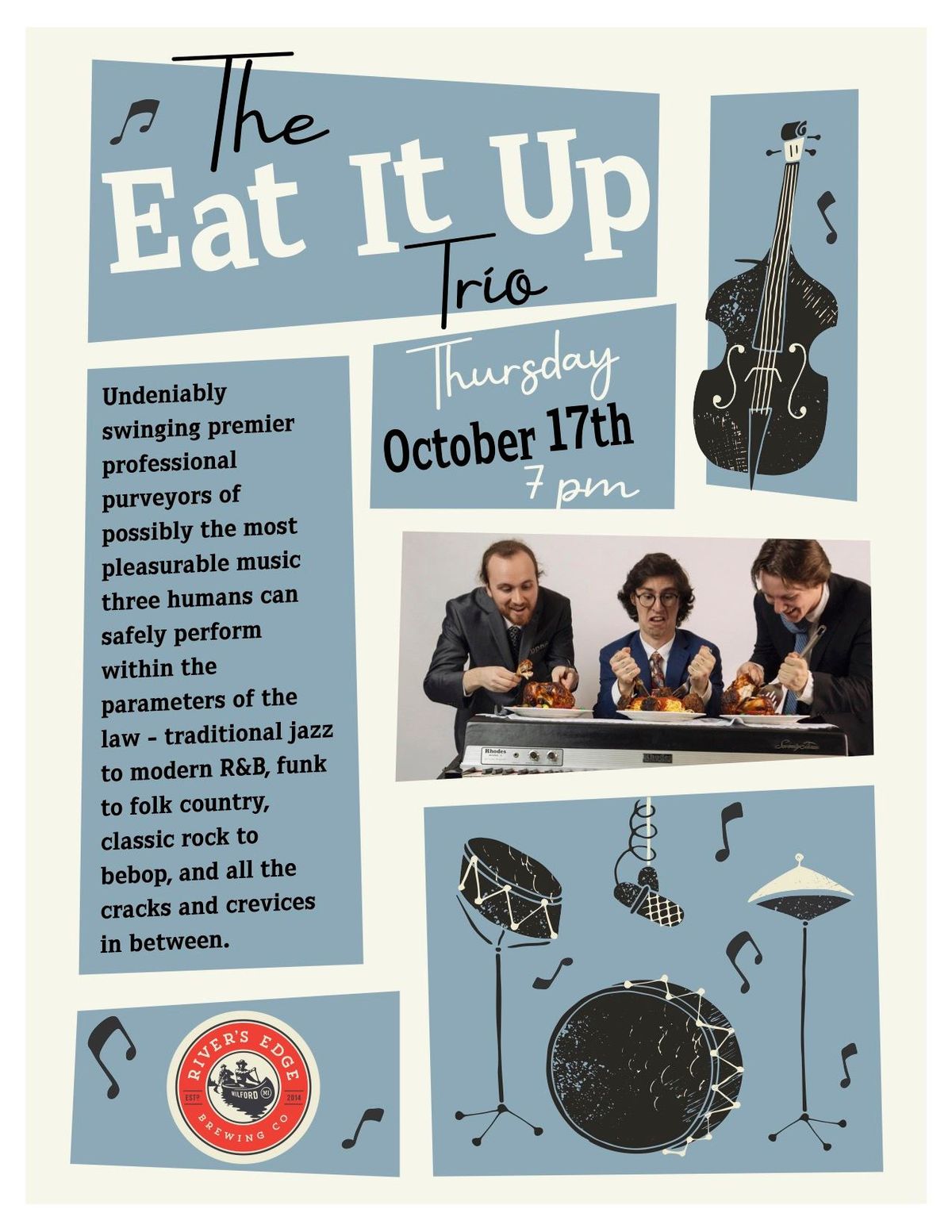 Live Music: The Eat It Up Trio