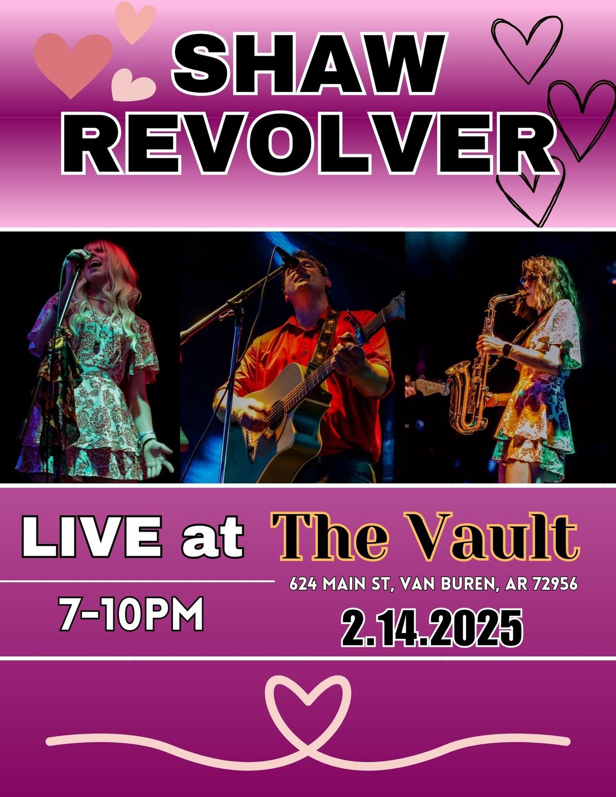 Shaw Revolver live at The Vault 