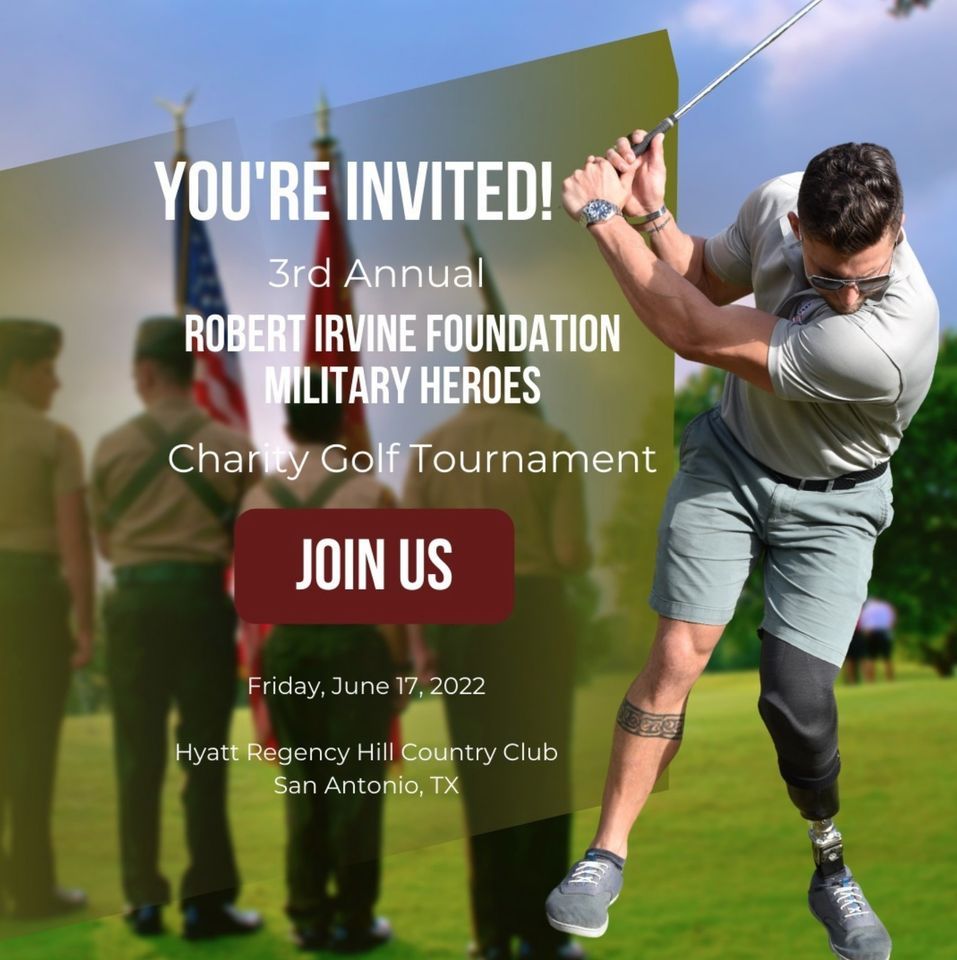 3rd Annual Robert Irvine Foundation Military Heroes Charity Golf Tournament - San Antonio, TX