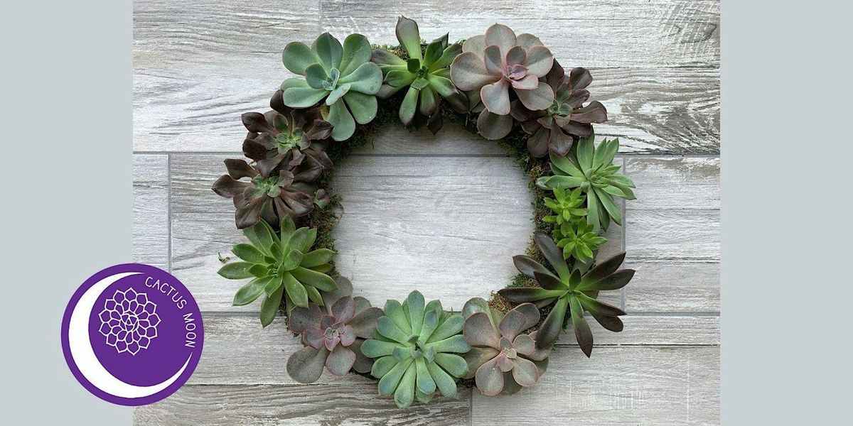 Dec 12: Holiday Succulent Wreath Workshop at Cigar City Brewing