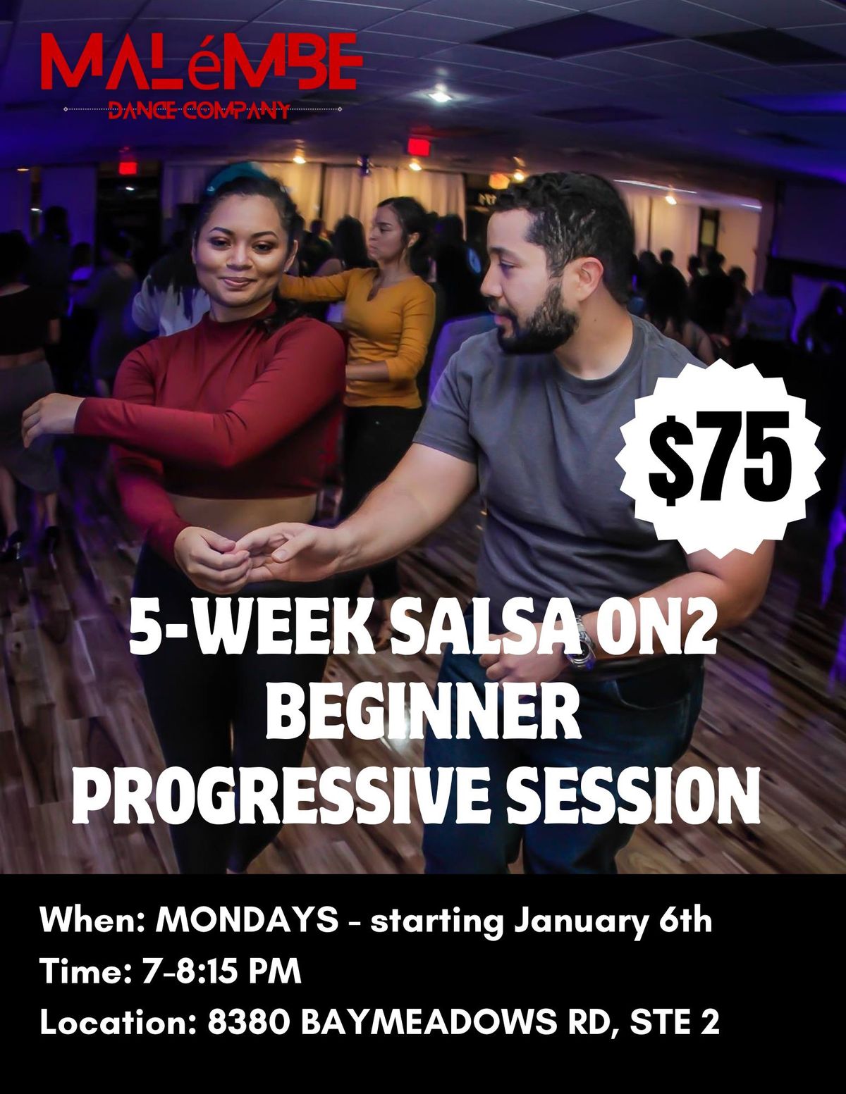 5-Week Beginner Salsa Progressive Course