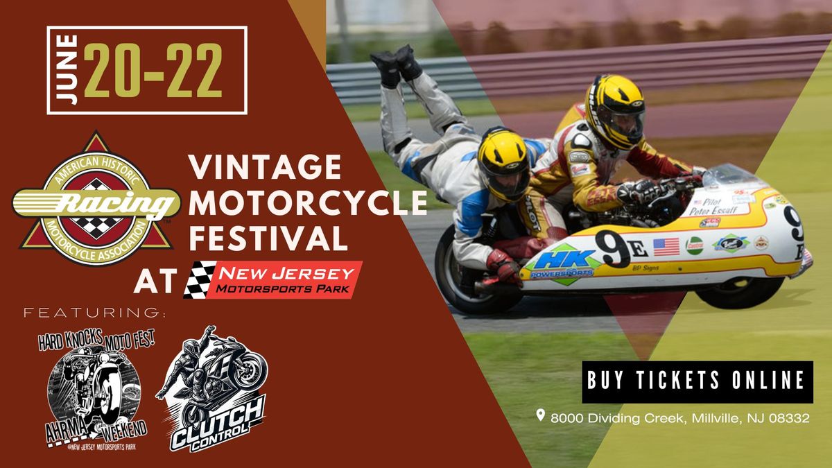 AHRMA Vintage Motorcycle Festival at NJMP