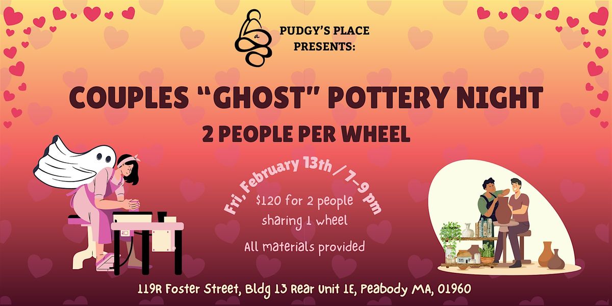Valentine's "Ghost" Pottery Workshop - Wheel Throwing Date! (2\/13 ; 7-9pm)!