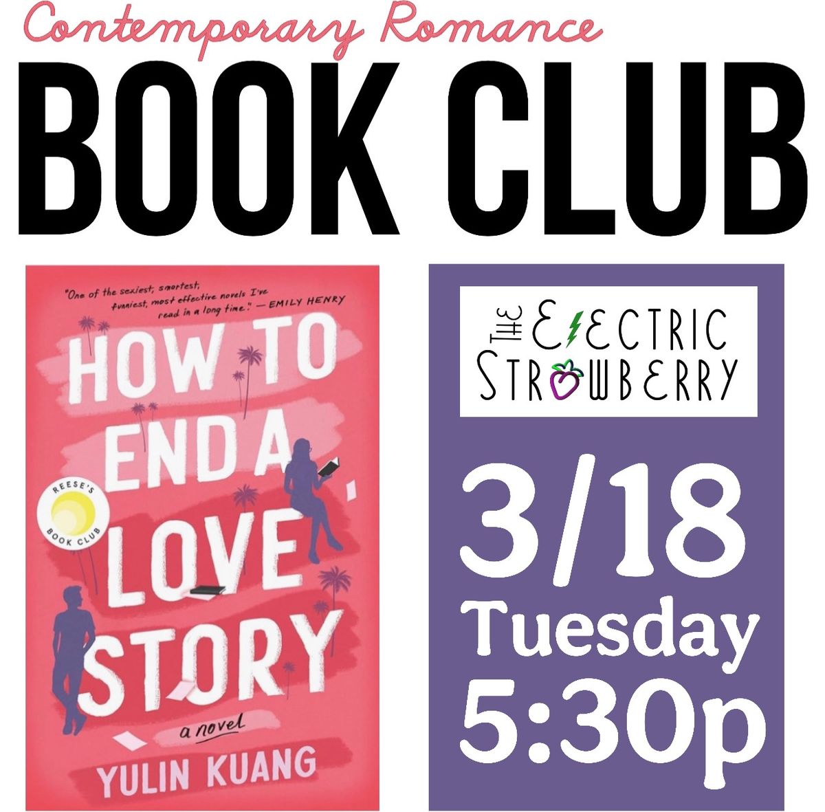 Romance Book Club -March 2025 - IN PERSON 