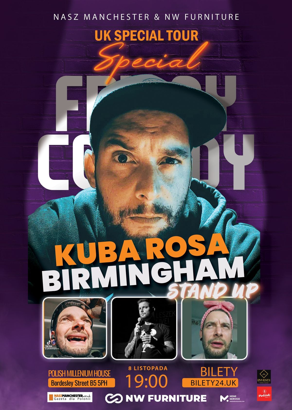 Kuba Rosa Standup - BIRMINGHAM