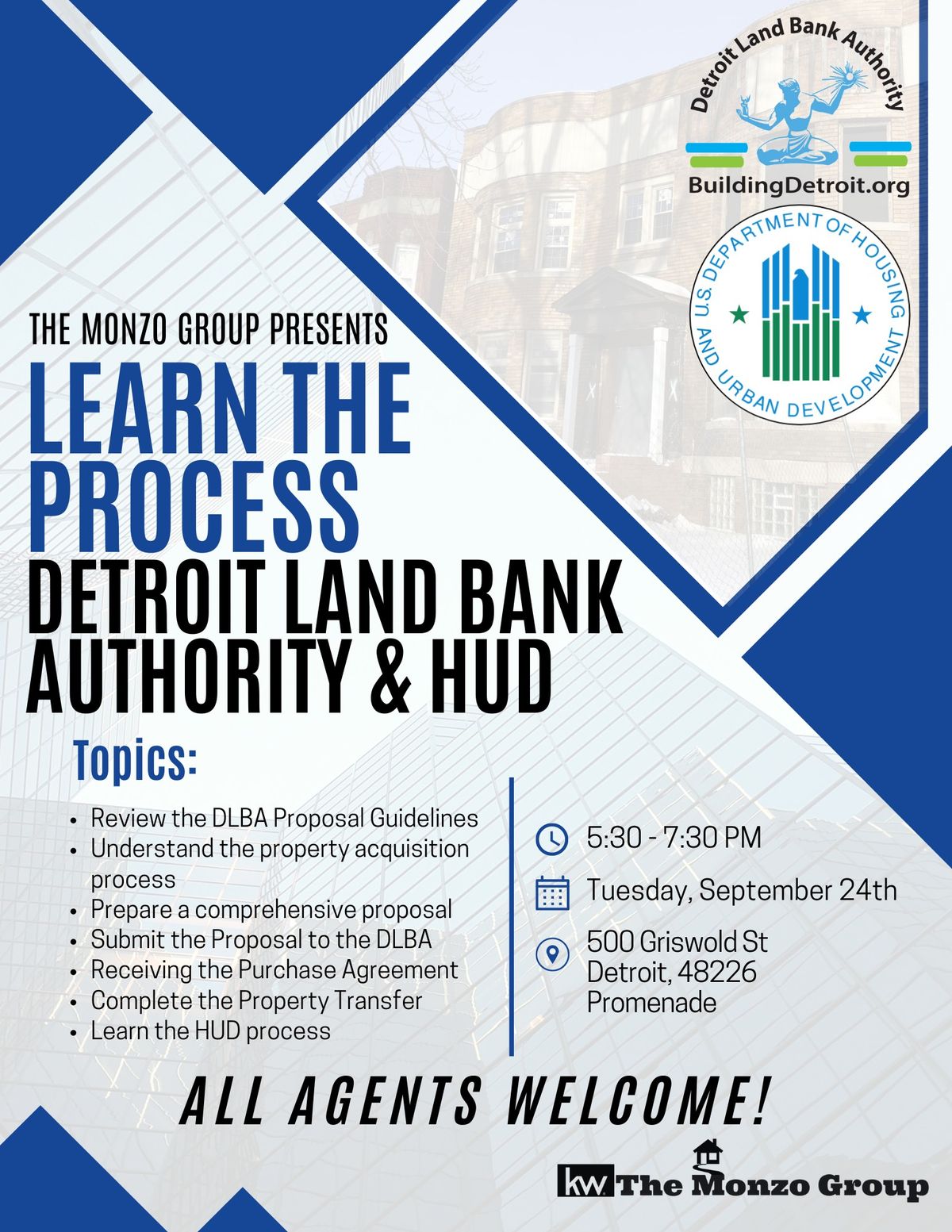 Learn the Process: Detroit Land Bank Authority & HUD