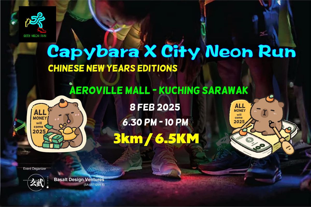 Capybara X City Neon Run 