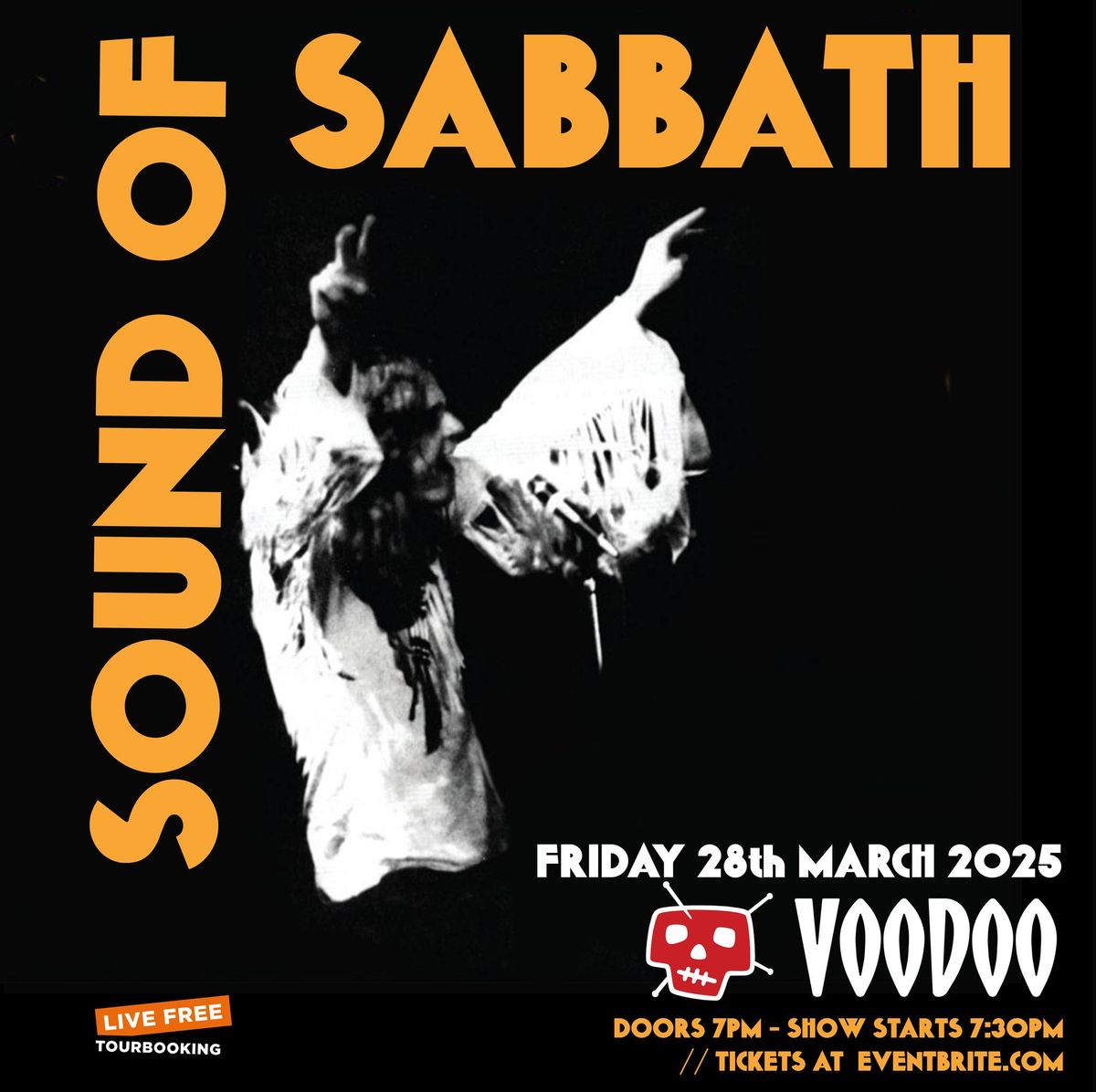 Sound Of Sabbath - Black Sabbath Live Tribute Band at Voodoo Belfast 28\/3\/25 - Tickets on sale now*