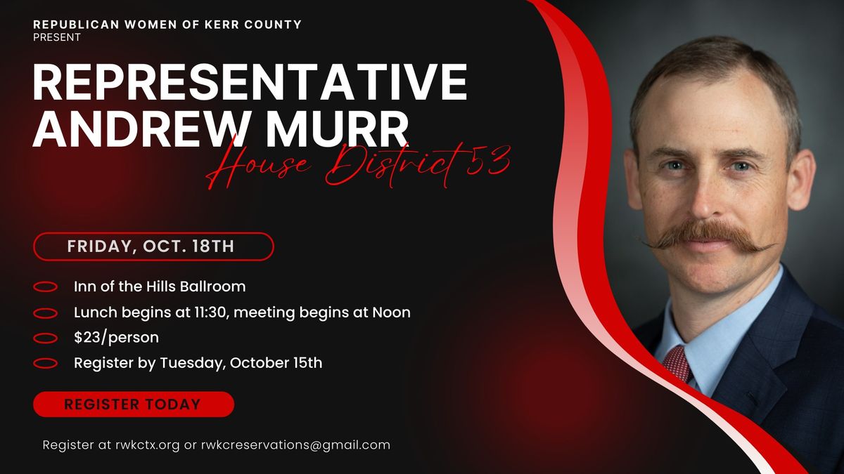 Republican Women of Kerr County October General Meeting