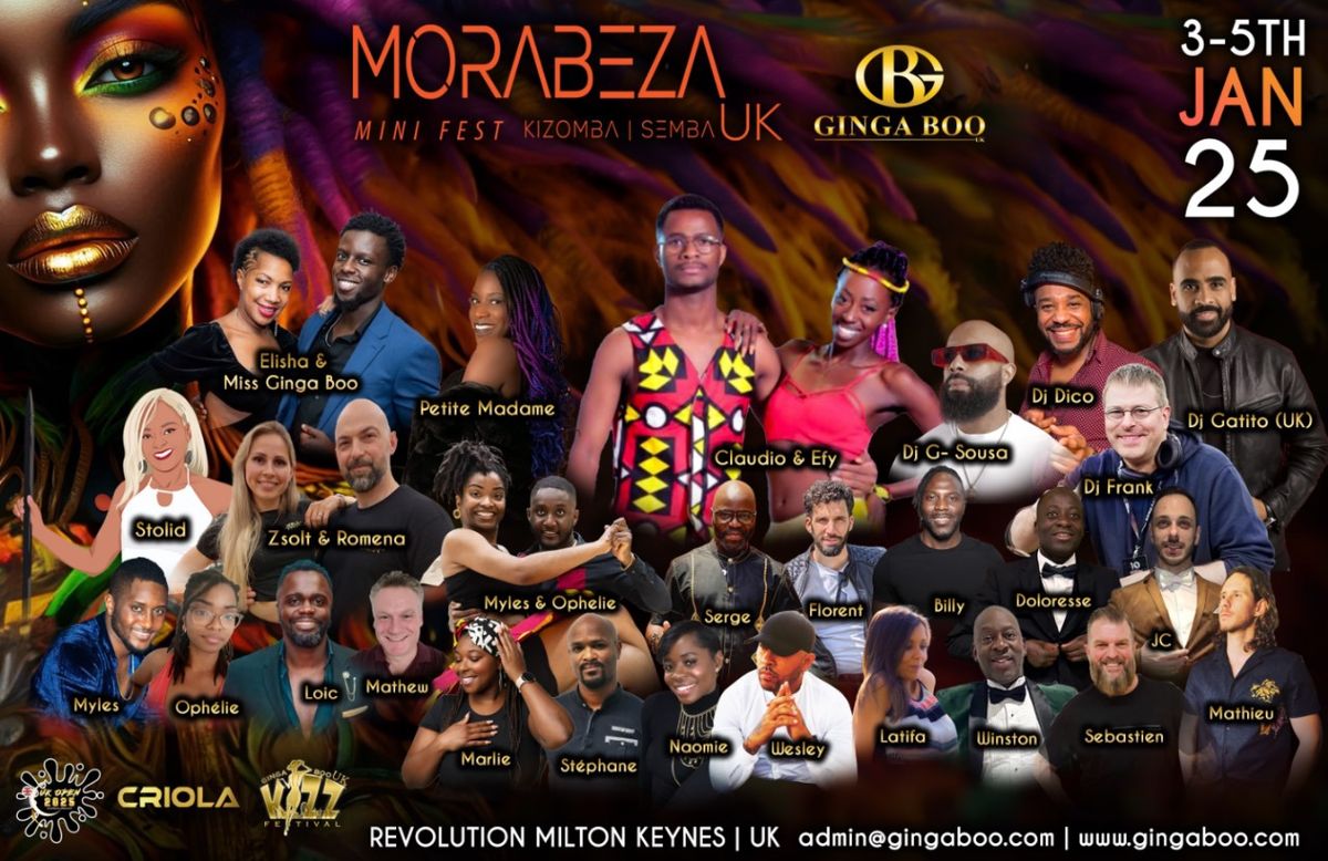 Morabeza UK mini fest| Kizomba French Artists & Guest dancers to the UK. Quality Dancing guaranteed!