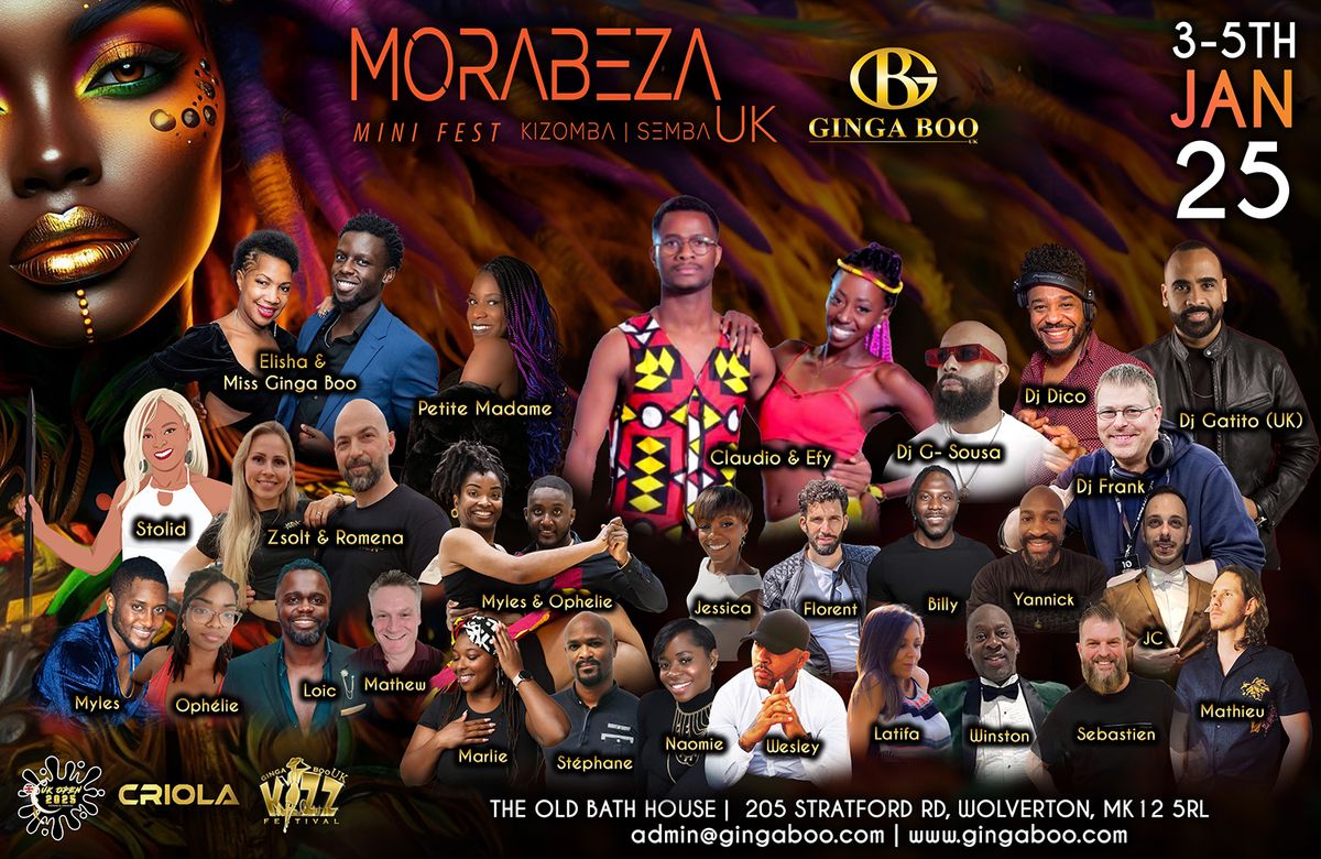 Morabeza UK mini fest| Kizomba French Artists & Guest dancers to the UK. Quality Dancing guaranteed!