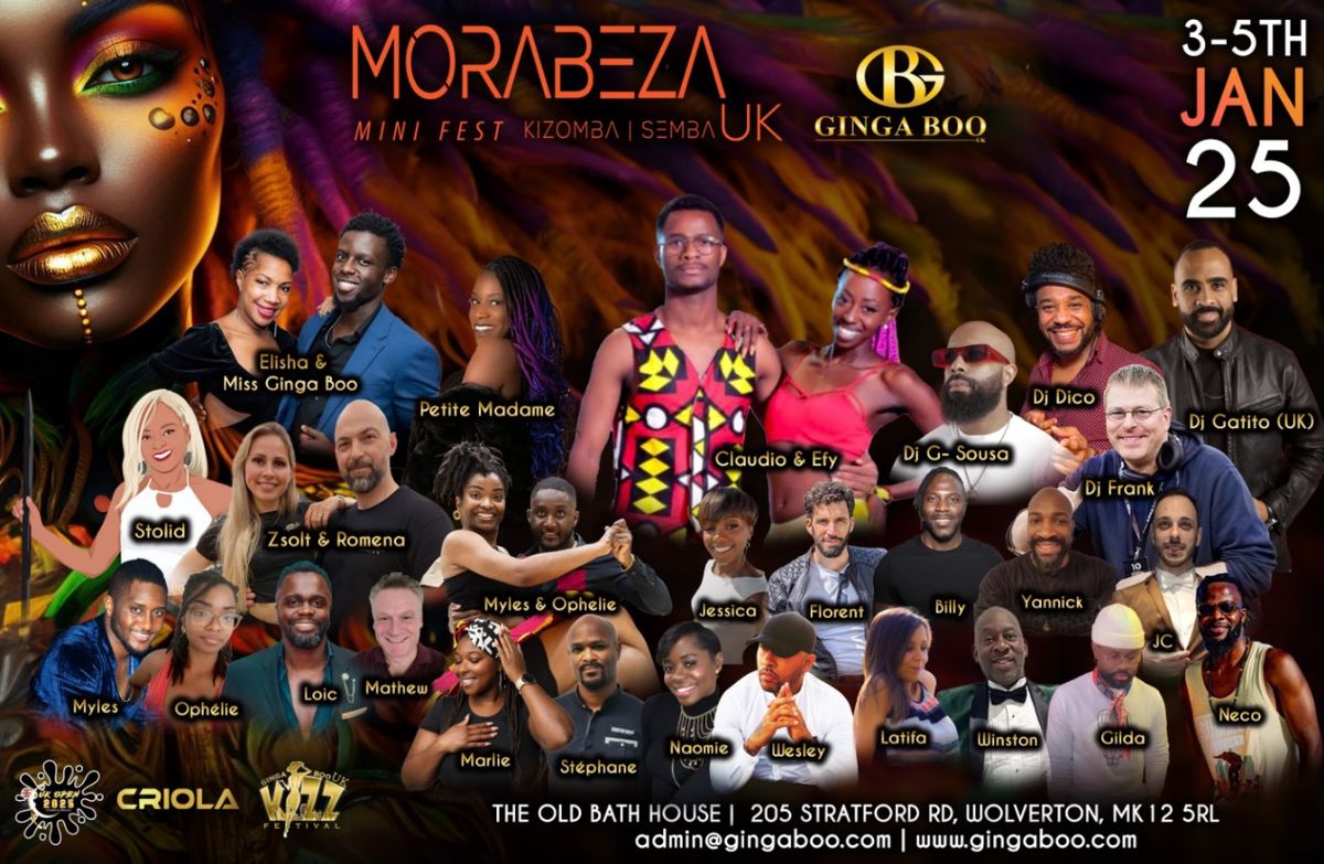 Morabeza UK mini fest| Kizomba French Artists & Guest dancers to the UK. Quality Dancing guaranteed!