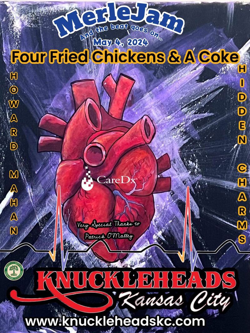 Four Fried Chickens and A Coke at Knuckleheads Saloon