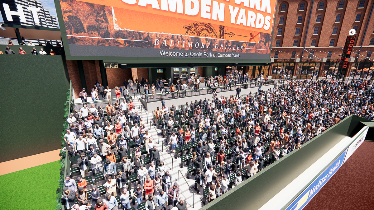 Parking San Francisco Giants at Baltimore Orioles