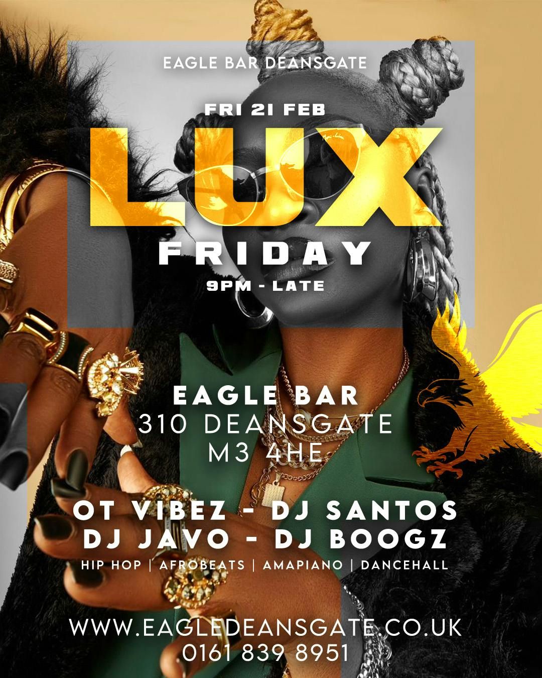 LUX FRIDAY - Afrobeats \/ Amapiano \/ Dancehall \/ Hip Hop