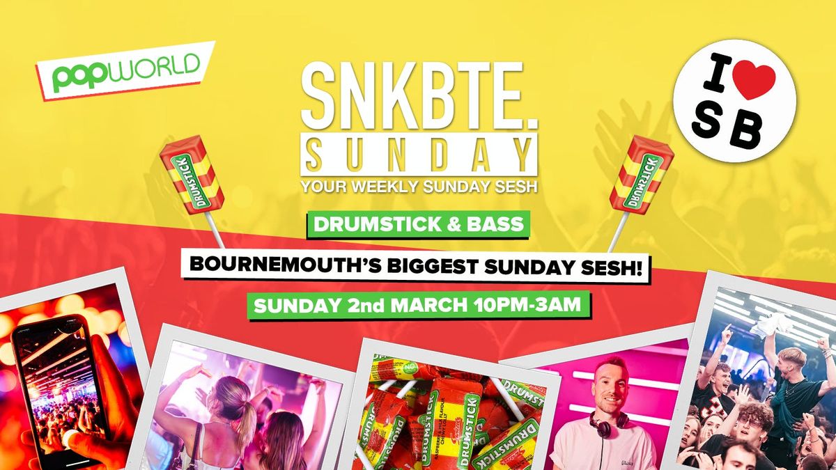 Snakebite Sundays @Popworld \/\/ Drumstick &amp; Bass