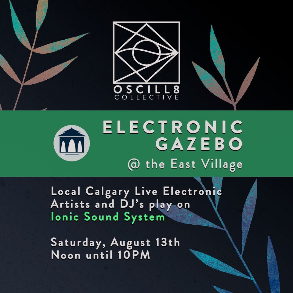 Electronic Gazebo August 13 @ the East Village Gazebo