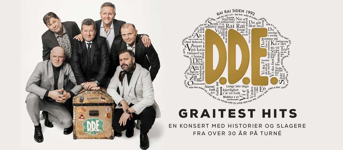 D.D.E. \u2013 GRAITEST HITS \/\/ Hamar kulturhus \u2013 F\u00e5 billetter!