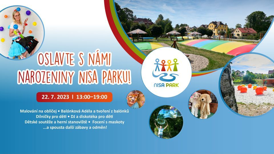 Oslava narozenin Nisa Parku, Nisapark Vratislavice, Liberec, 22 July 2023