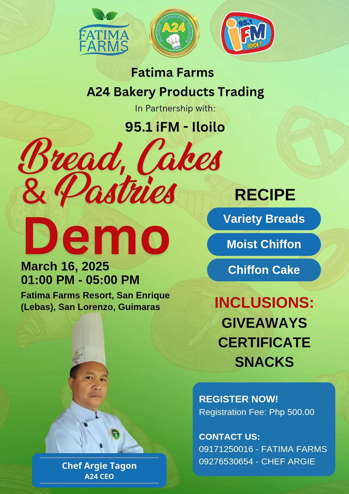 Bread, Cakes & Pastries Demo