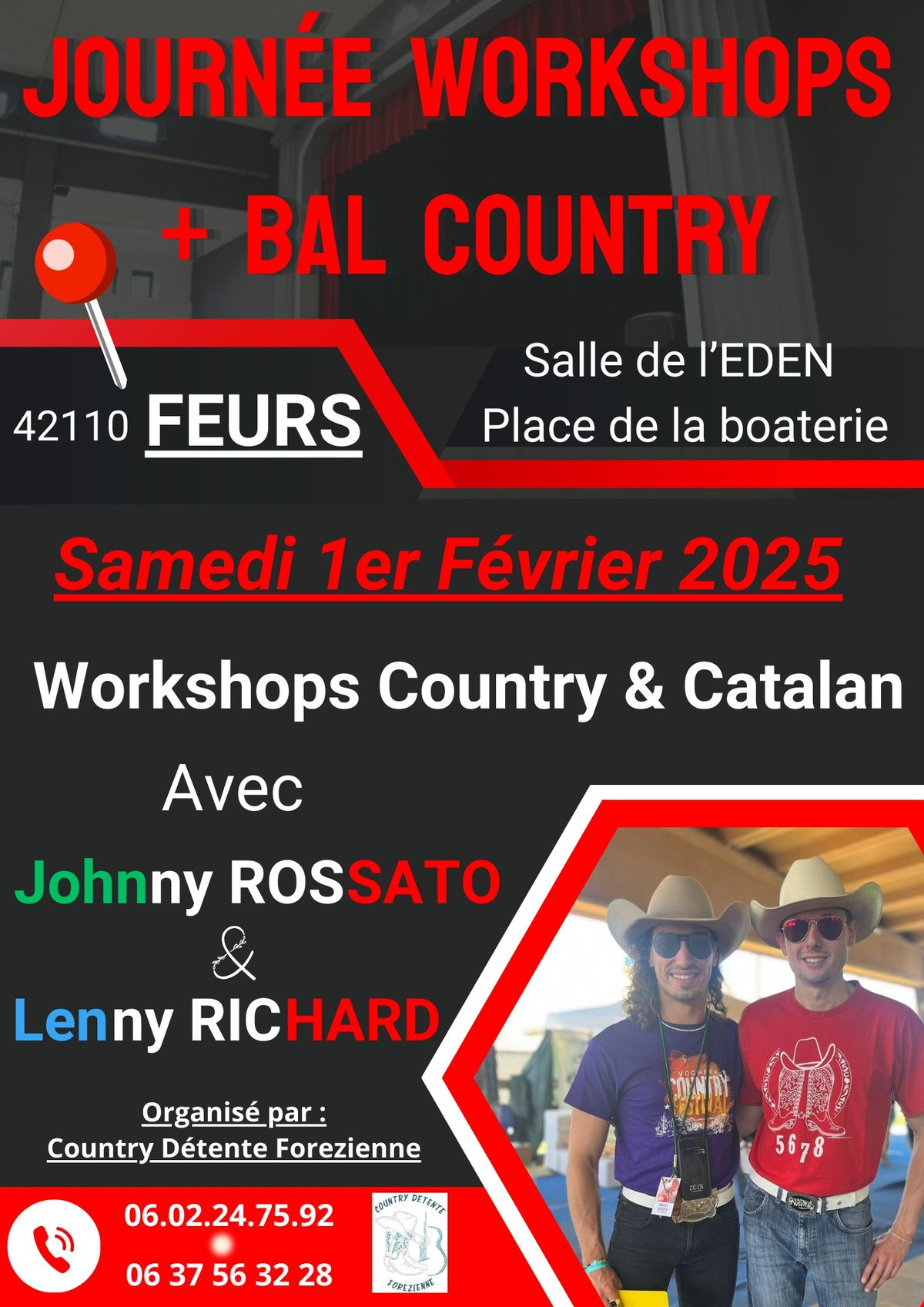 Workshop + Bal avec Johnny ROSSATO et Lenny RICHARD