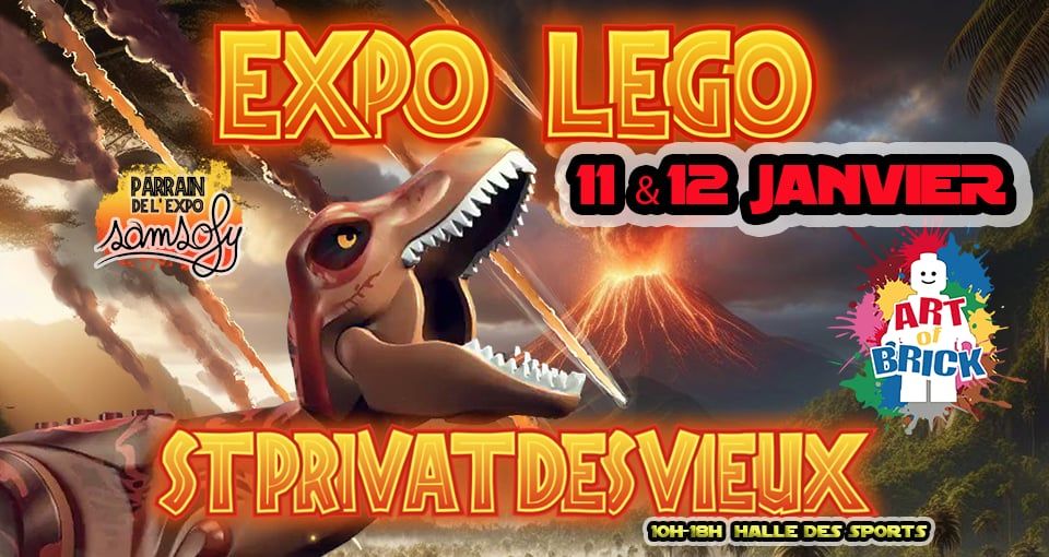 Exposition LEGO ARTOFBRICK 2025