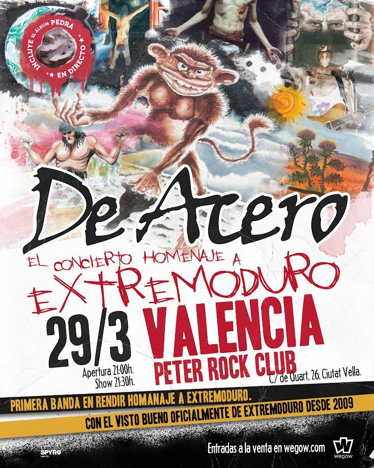 DE ACERO \u25b6\ufe0e el concierto homenaje a Extremoduro 