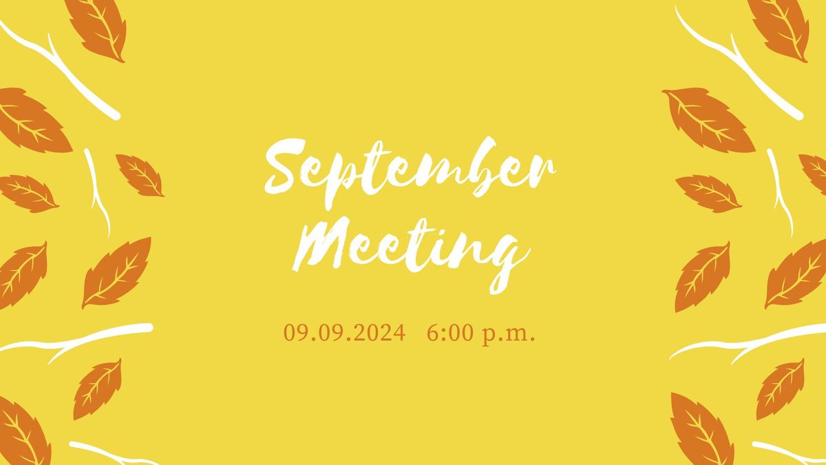 September Meeting