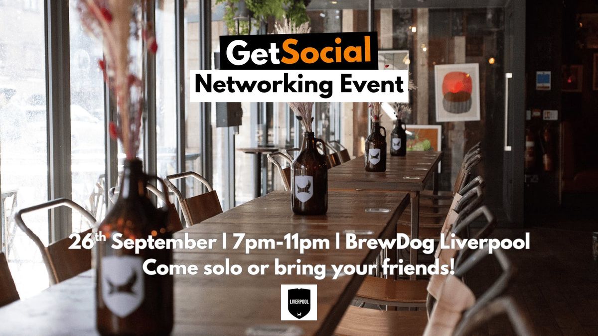 FREE ENTRY NETWORKING EVENT @ BREWDOG LIVERPOOL