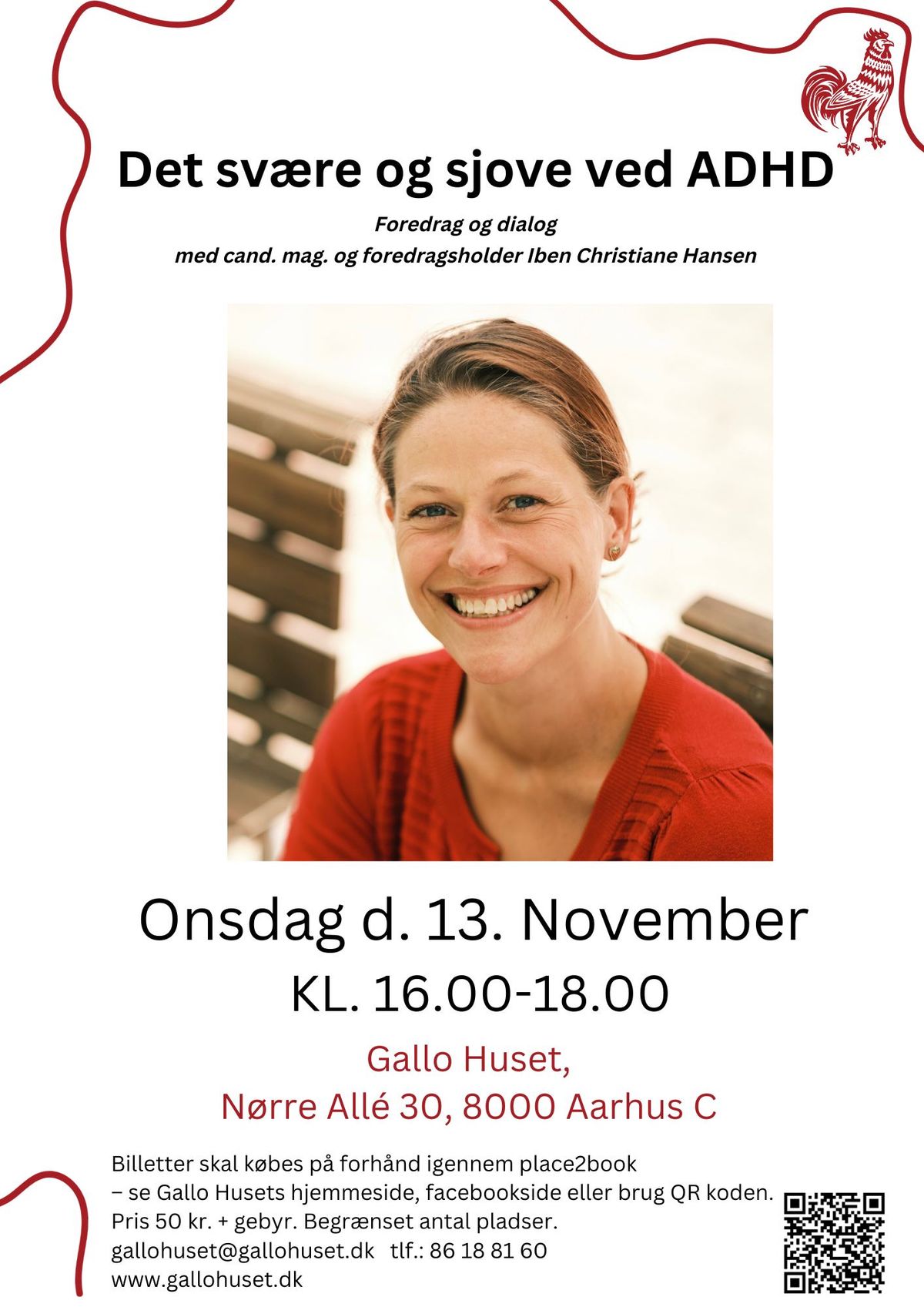 ADHD - Foredrag og dialog med cand. mag. og foredragsholder Iben Christiane Hansen