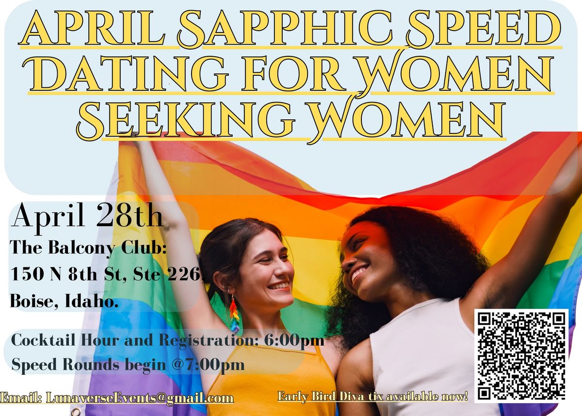 April Sapphic Speed Dating - Women Seeking Women