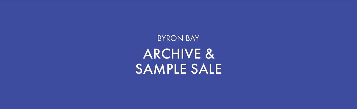 Auguste Byron Bay Archive & Sample Sale 