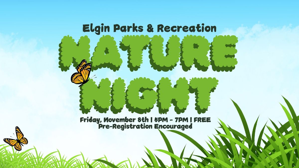 Texas Arbor Day Nature Night at the Elgin Recreation Center