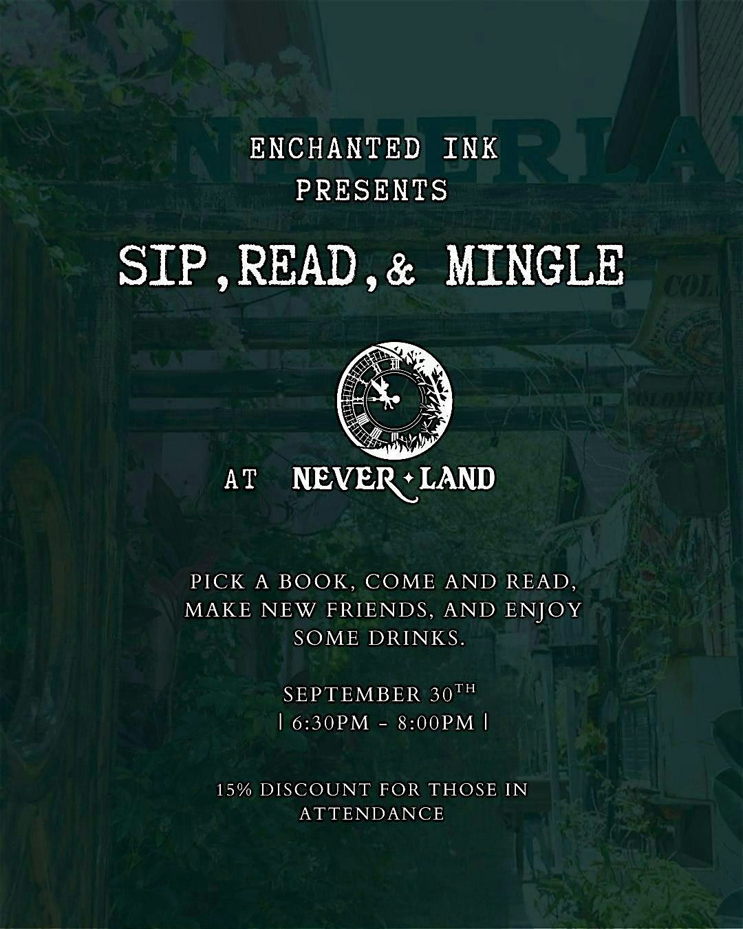 Sip, Read, & Mingle