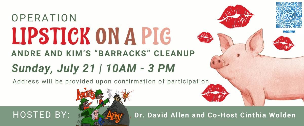 Operation Lipstick on a Pig: Andre and Kim's "Barracks" Cleanup