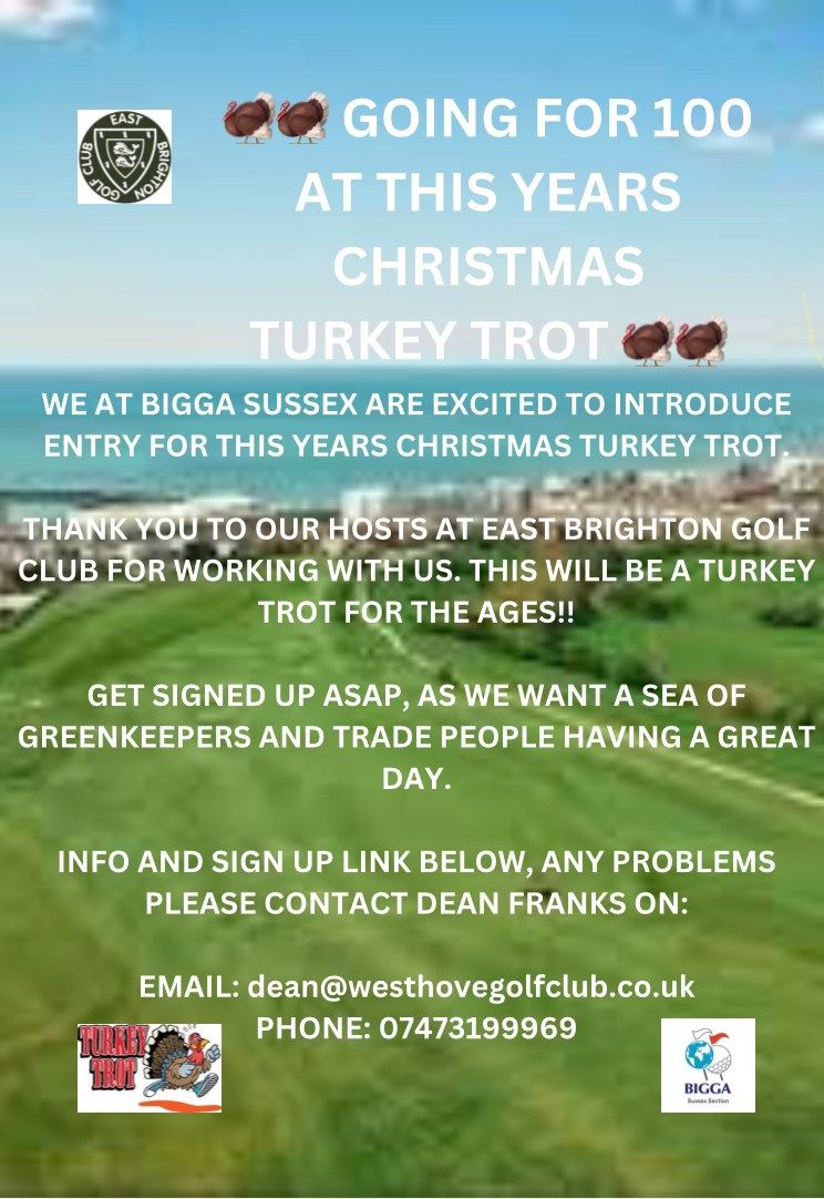 BIGGA SUSSEX CHRITMAS TURKEY TROT