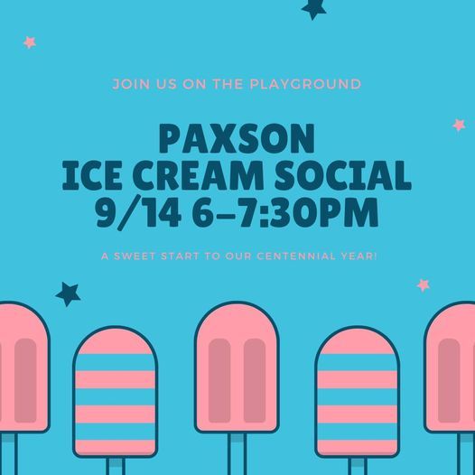 Paxson Ice Cream Social