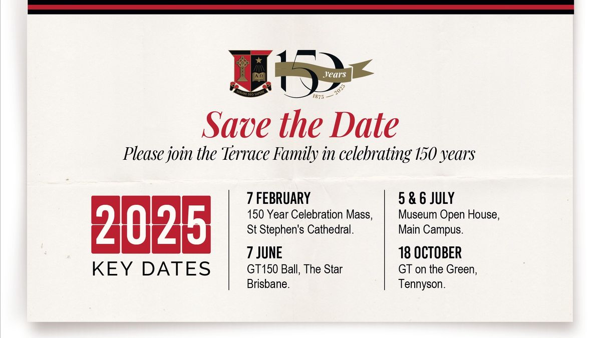 Terrace is 150 | 2025 - Celebrating 150 Years