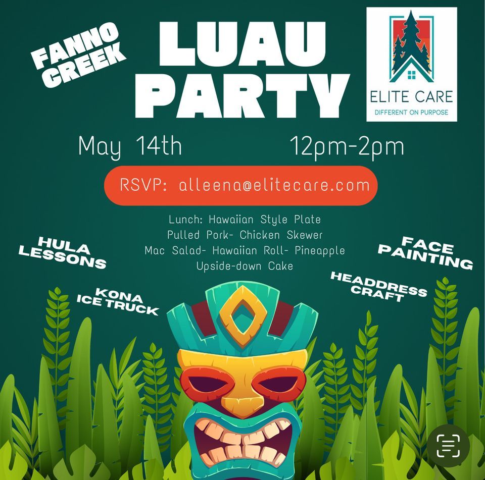 Elite Care at Fanno Creek Luau Party 