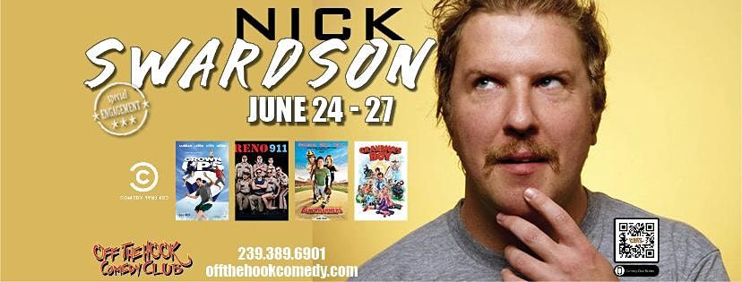 Comedian Nick Swardson live at Off the hook Comedy Club