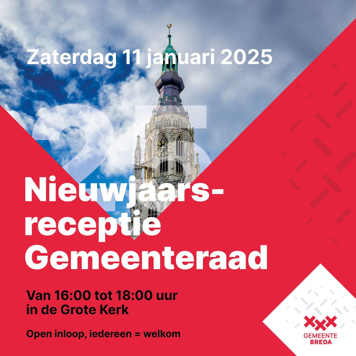 Nieuwjaarsreceptie Gemeenteraad Breda 