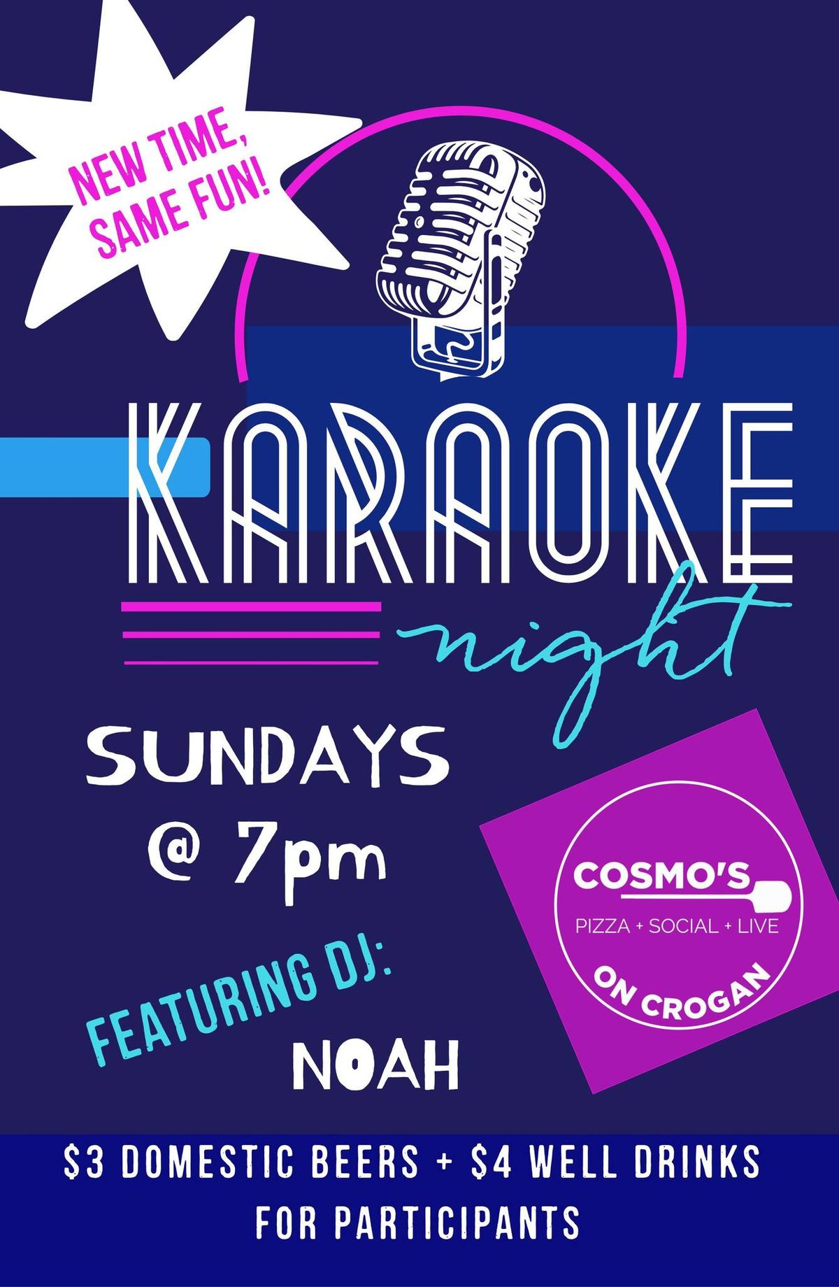 Karaoke Sundays at Cosmos