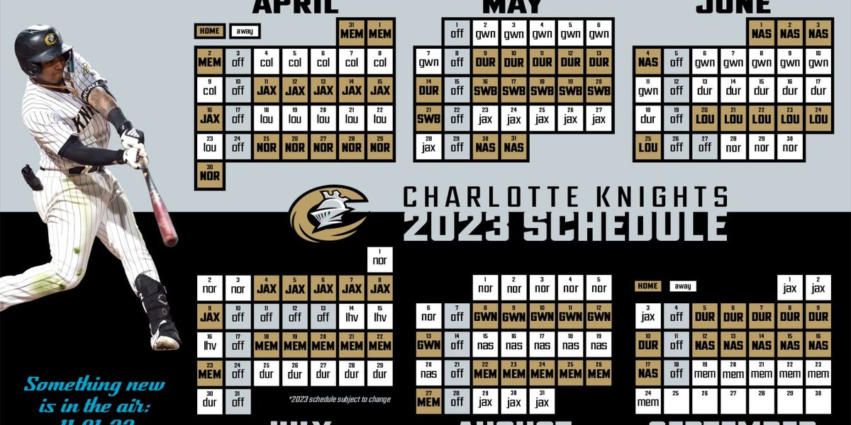 Charlotte Knights vs. Nashville Sounds