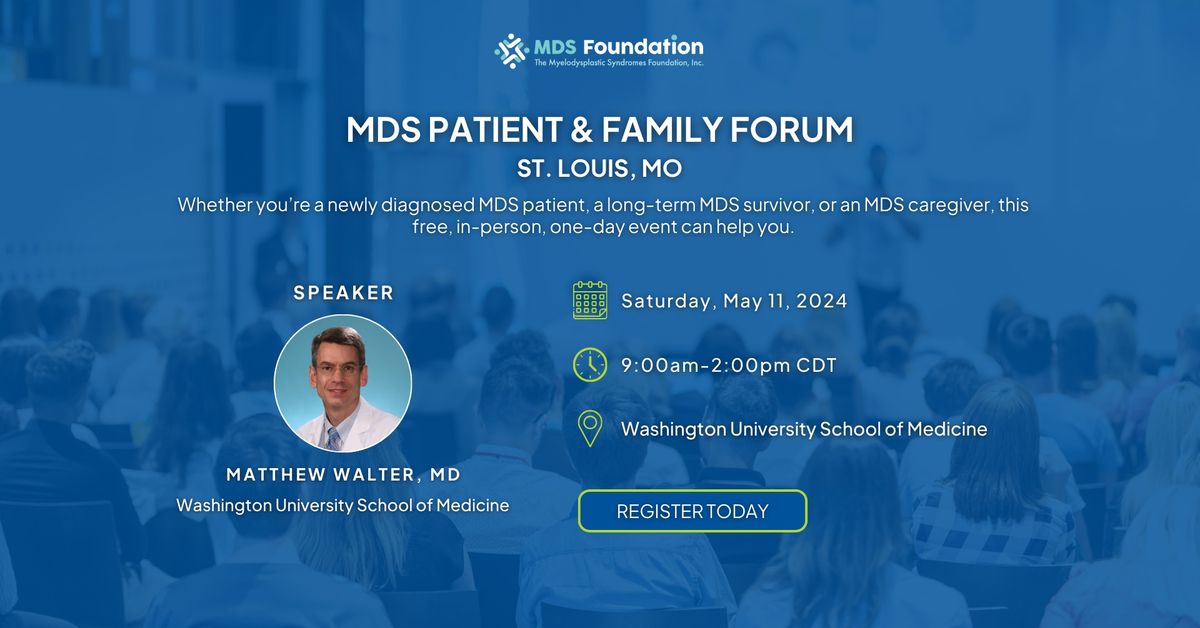MDS Patient & Family Forum