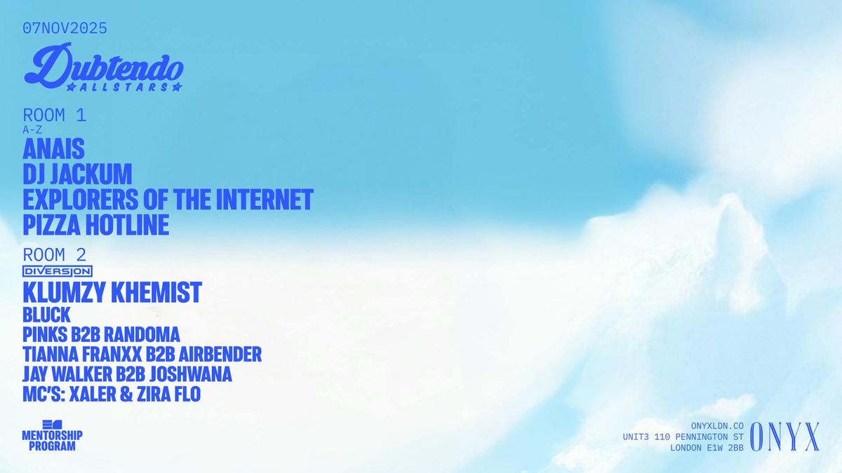 E1: Dubtendo, Ana\u00efs, &amp; DJ Jackum \/ Bass, Garage