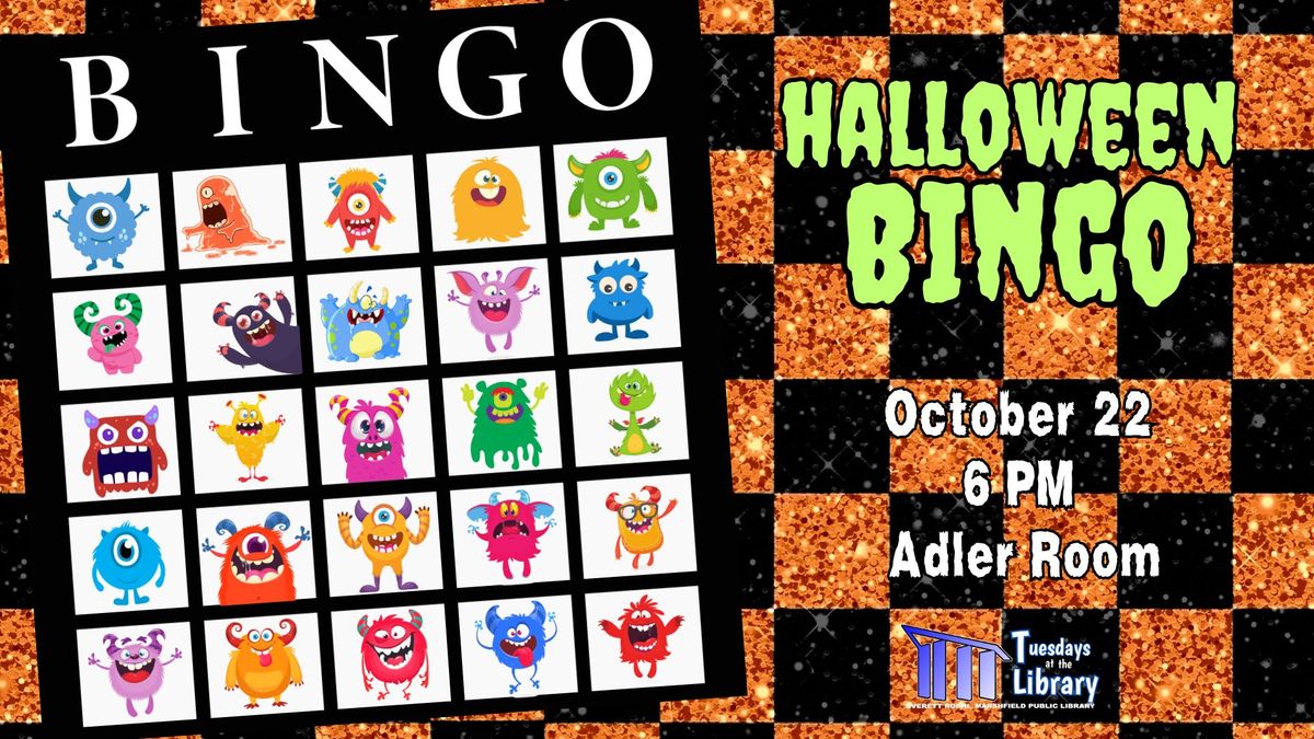 Tuesdays at the Library: Halloween Bingo